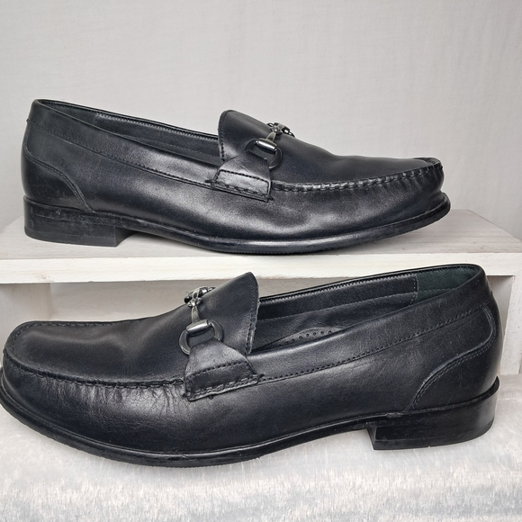 Cole Haan Men's Black Loafers - Picture 4 of 9